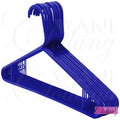 MULTI COLOURS COAT HANGERS STRONG PLASTIC CLOTHES TROUSER GARMENT NEW