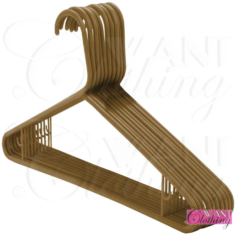 MULTI COLOURS COAT HANGERS STRONG PLASTIC CLOTHES TROUSER GARMENT NEW